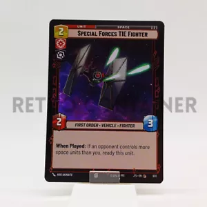 STAR WARS UNLIMITED JTL JUMP TO LIGHTSPEED 633 C Special Forces TIE Fighter Foil - Picture 1 of 1