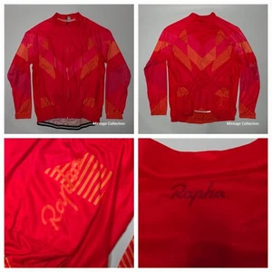 RAPHA CYCLING ROT ORANGE PINK REFECTIVE FULL ZIP JACKE TRIKOT DAMEN GR XL - Bild 1 von 10