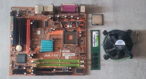 ABIT I-45CV + INTEL E2180 CPU + 1GB CORSAIR DDR2 RAM + INTEL STOCK FAN COMBO - Bild 1 von 5