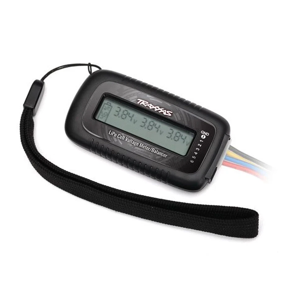 Traxxas Lipo Cell Voltage Checker With Adapter 2968x