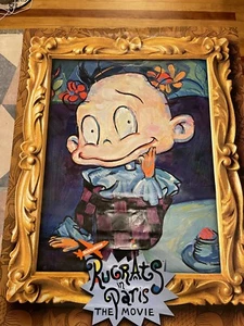 VINTAGE 2000 RUGRATS IN PARIS DILL PICKLES IMP PRESSIONIST BANNER NICKELODEON - Picture 1 of 4