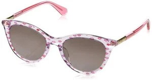 Kate Spade New York Janalynn/S Katzenaugensonnenbrille für Damen, rosa Muster/braun gr - Bild 1 von 4