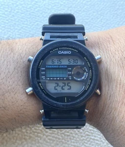 Reloj Hombre CASIO G SHOCK DW6100 Datos Térmicos Modelo 974 Vintage Esfera Negra Cuarzo - Imagen 1 de 16