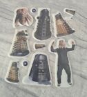 Dr Who Adventures Magazine 3d Puffy Stickers Daleks BBC 