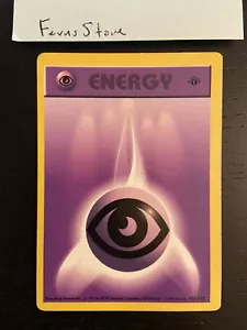 Pokemon Psychic Energy 101/102 1st Edition Base Set PSA 10 1999 Shadowless - Picture 1 of 2