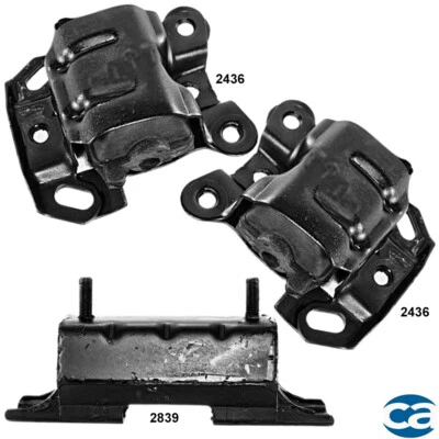 Engine Motor Mounts & Trans. Mount 3Pcs Set for Chevrolet Astro 96-05 4.3L - Image 1 of 3