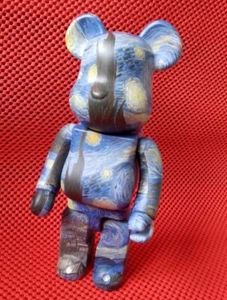 THE STARRY NIGHT VINCENT VAN GOGH MOMA BEARBRICK 400% 28 cm. NUOVO CON SCATOLA - Foto 1 di 7