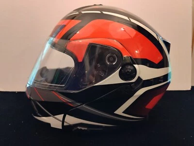 Casco de motocicleta 1Storm AH-A119 cara completa pequeño rojo/negro + escudo adicional Foto 1 de 4