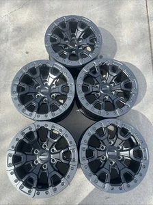 5 Take Off 17” Ford Bronco Raptor R Wheels. Beadlock Capable Wheels. Low Miles. - Picture 1 of 9