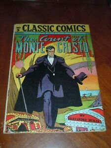 CLASSIC COMICS #3 (1946)  (HRN28)  VG-F (5.0) cond. THE COUNT OF MONTE CRISTO