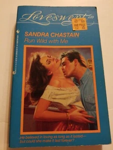 Run Wild With Me Sandra Chastain 1990 Loveswept Vintage Paperback 410 - Picture 1 of 1