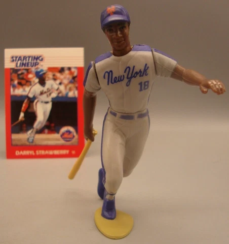 LOOSE 1988 STARTING LINEUP SLU FIGURE DARRYL STRAWBERRY NEW YORK METS Cover