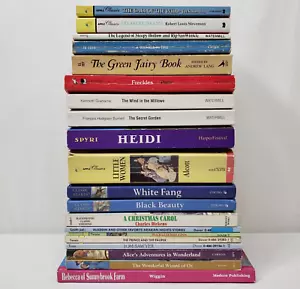Classic Literature Lot of 20 Books Novels Teens Classroom Teacher Homeschool Set - Picture 1 of 14