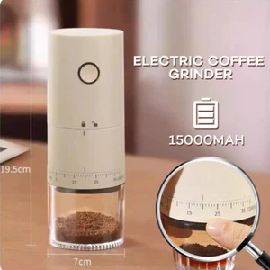 Portable Electric Coffee Grinder Ceramic Grinding Core Coffee Beans Mill Grinder - Picture 1 of 14