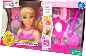 YSAMAX Kopf Puppenspielset, schönes großes Puppenset, Haarstyling Kopf Set - Bild 1 von 1