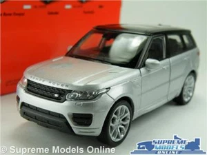 RANGE ROVER MODEL CAR SILVER 1:36-1:38 SIZE WELLY NEX 4X4 OFF ROAD MK4 4DR K8 - Picture 1 of 5