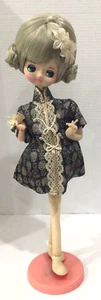 Vintage YOSHITOKU Fashion Doll Big-Eyed Girl Doll - Picture 1 of 11