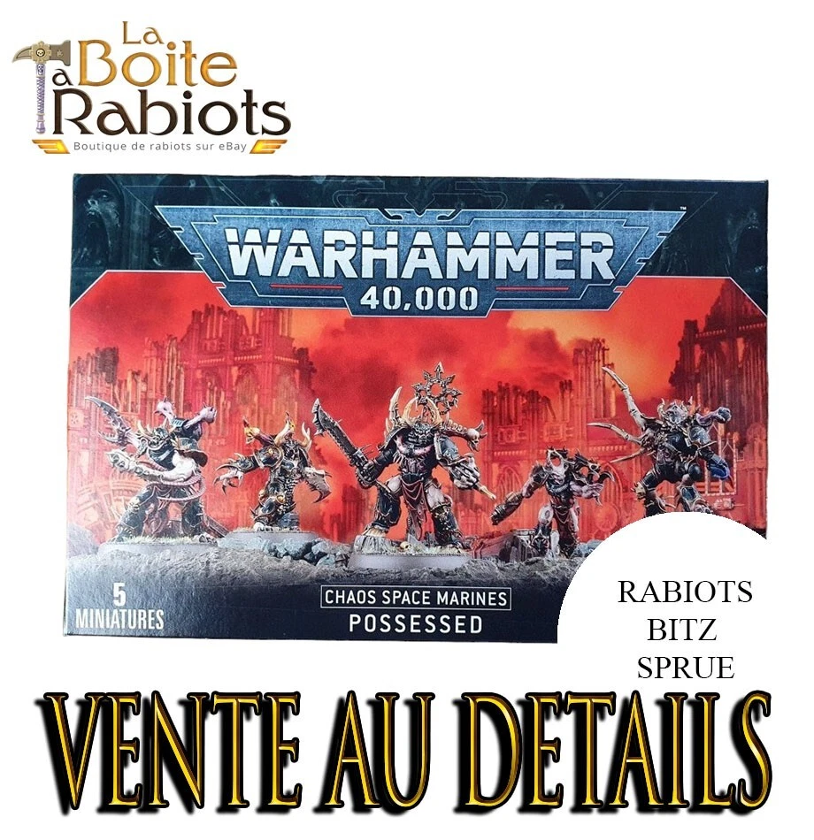 Bits Warhammer 40,000 - Chaos Space marines-Possessed Vente au détails