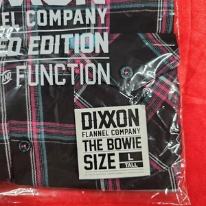 DIXXON FLANNEL CO. - "The Bowie" David Bowie - Men's Large Tall - Picture 1 of 3