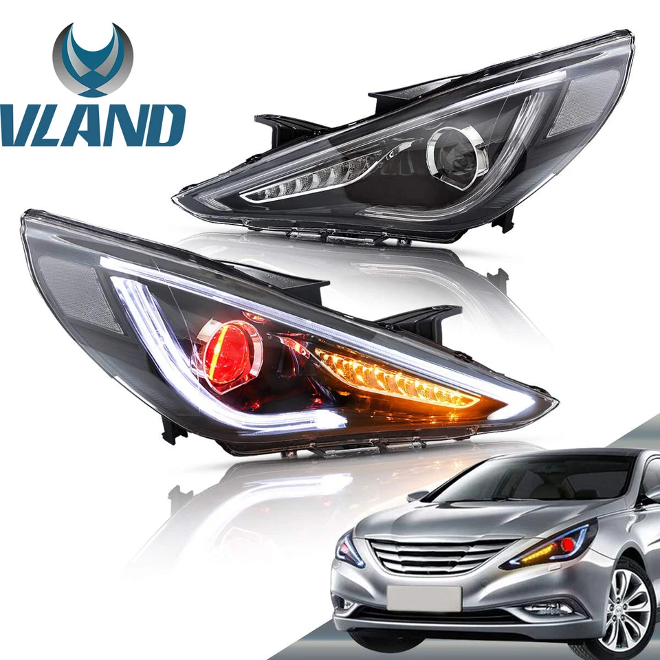Faros LED VLAND para proyector señales secuenciales Hyundai Sonata 2011-2014 Foto 1 de 4