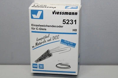 Viessmann 5231 Einzelweichendecoder für C-Gleis Spur H0 OVP - Bild 1 von 2