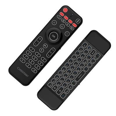 Orbsmart AM-1 Pro 4in1 Airmouse QWERTZ Tastatur beleuchtet Mikrofon IR für PC TV - Bild 1 von 4