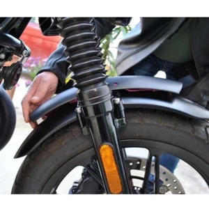 Parafango anteriore corto alluminio nero Moto Guzzi V7 I - V7 II - V7III - V7850 - Picture 1 of 4