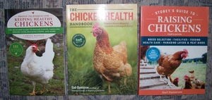 Lot 3 Keeping Raising Healthy Chickens Books Gail Damerow Carissa Bonham - Picture 1 of 1