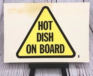 Minnesota Comic 4"x6" Postcard "HOT DISH ON BOARD" Artist Don Stewart c1990s - Picture 1 of 4