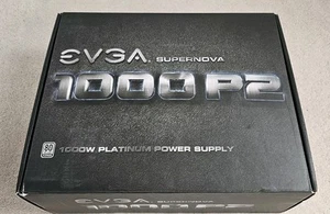 EVGA SuperNOVA 1000 P2 1000W 80-plus Platinum Power Supply Fully Modular PERFECT - Afbeelding 1 van 17
