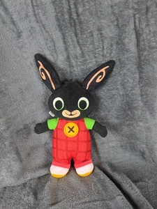 Cbeebies Bing Bunny Character Plush, 10" Talking Bing Soft Toy, - Picture 1 of 5