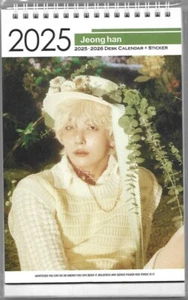 Seventeen Jeong Han Photo Calendar 2025 & 2026 K-POP 2024.08 - Imagen 1 de 3