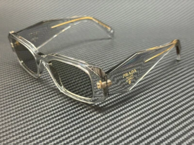 普拉达 PR 17WS 12R30B 透明灰色女式 49 毫米太阳镜 — 第 1/4 张图片