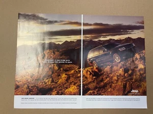 2002 2-Page Print Ad: Jeep Grand Cherokee - There is Only One - 10 x 14 READ - Picture 1 of 10
