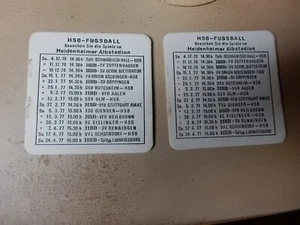 Bierdeckel HSB - Fussball - Bild 1 von 2