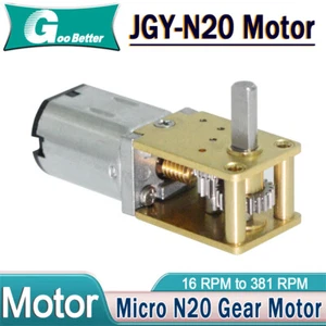 DC12V 16-381RPM Micro N20 Gear Motor Full Metal Gearbox Slow Speed DIY Robot Car - Picture 1 of 11
