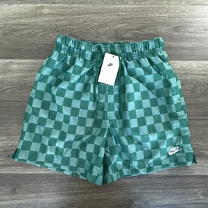 Nike Club Flow Checkers Herrenshorts jadegrün Essentials neu mit Etikett $ 60 FN3098-365 - Bild 1 von 5