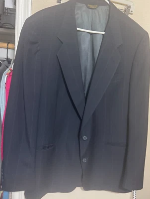 Blazer Vintage Nino Cerruti Azul Marino Hecho en Unión EE. UU. Traje Chaqueta Para Hombres 44R Abrigo Deportivo Foto 1 de 4