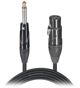 ProX XC-PXF25 25 Ft. Unbalanced 1/4" TS to XLR3-F High Performance Audio Cable - Picture 1 of 7