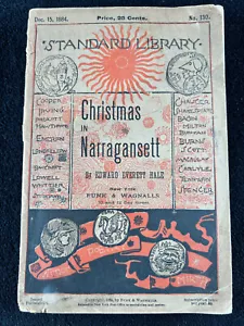 Weihnachten in Narragansett 1884 Edward Everett Hale PB selten Funk & Wagnalls - Bild 1 von 17