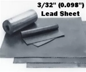 Sheet Lead - 3/32 inch x 24 inches x 24 inches - Picture 1 of 4
