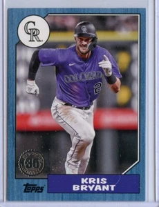 2022 Topps Update '87 Topps Blue #87TBU30 Kris Bryant - Picture 1 of 1