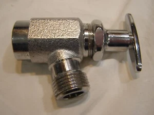Unbenutzt NOS Chrom/Messing Industrie Zapfen The Chicago Faucet Co Schwerlast - Bild 1 von 7