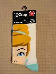 Disney Cinderella Crew Socks Size 9-13 - Picture 1 of 3