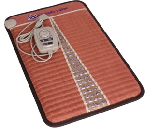 MediCrystal Infrared Heat Amethyst Mini Mat - 32"L x 20"W - Natural Crystals - Picture 1 of 9