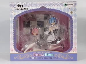 Re:Zero RAM & REM 1/8th Scale Figure Special Pedestal Complete Set ver. REVOLVE - Picture 1 of 19