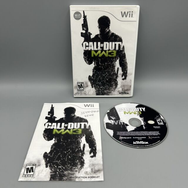 produto jogo call of duty modern warfare 3 nintendo wii midia