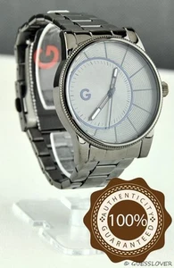 NeUvE MoNTRe GUESS Pewter Acier Unisex HOMME NeUf G11920G1 - Imagen 1 de 6