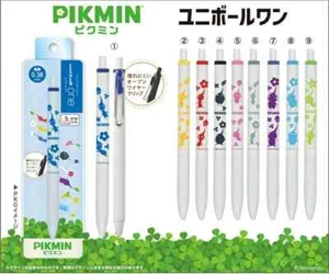 Pikmin Uniball One Ballpoint Pen Set Of 9 Nintendo from Japan - Picture 1 of 1