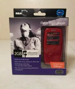 New RCA Flash mp3 Player 2GB M4002RD/Limited Color Edition 2007 - Picture 1 of 2